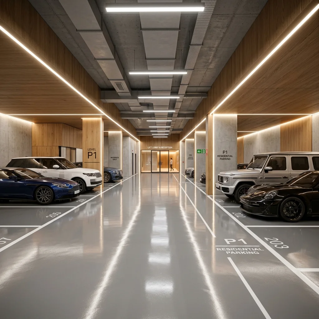 Obezbeđena parking mesta uz stanove BB INVEST